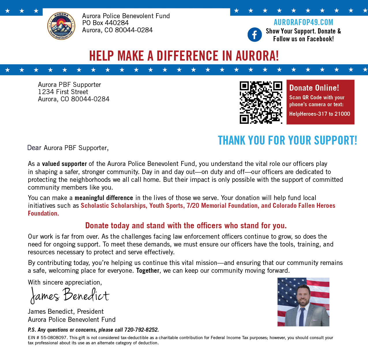 Donation Letter